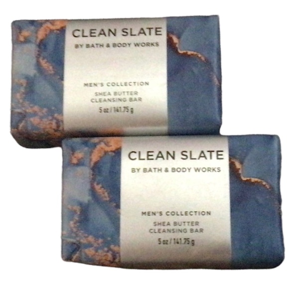 Bath & Body Works Other - 2 Clean Slate Men’s Collection Shea Butter Cleansing Bar Bath & Body Works 5 oz.